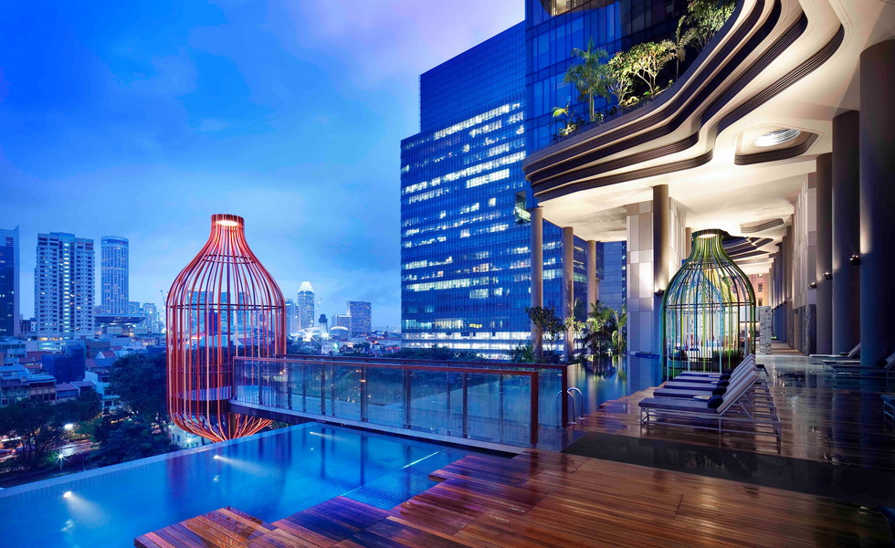Bild: Parkroyal, WOHA, terrace