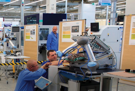 Facharbeiter in der Produktion